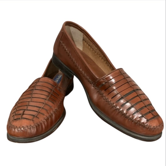 Giorgio Brutini le Glove Men's Brown Leather Loafers 13D Made in Brazil - Picture 2 of 12